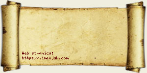 Jagoda Aleksandrić vizit kartica